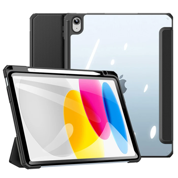 Dux Ducis iPad 10.2 2022 Kılıf Toby Series Kalem Yerli Manyetik Kapaklı Kılıf-(1903)
