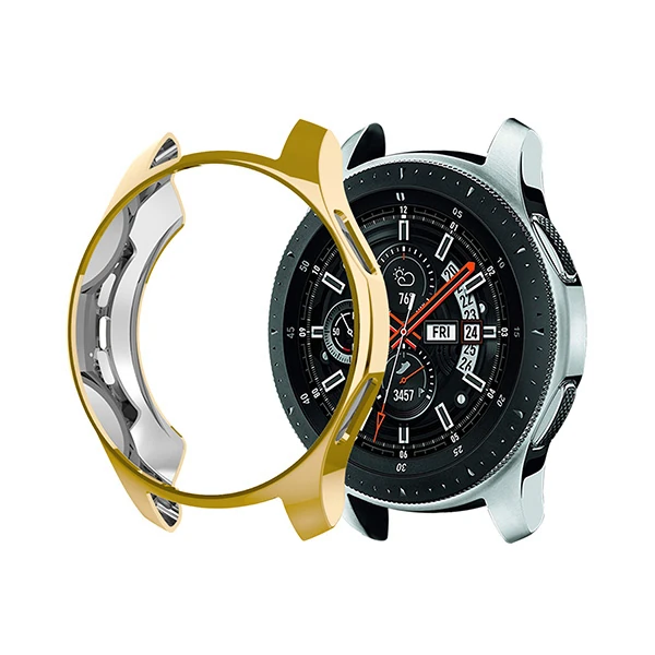Ally Samsung Watch 46mm Lazer Kaplama Slim Silikon Bumber Kılıf-(1903)