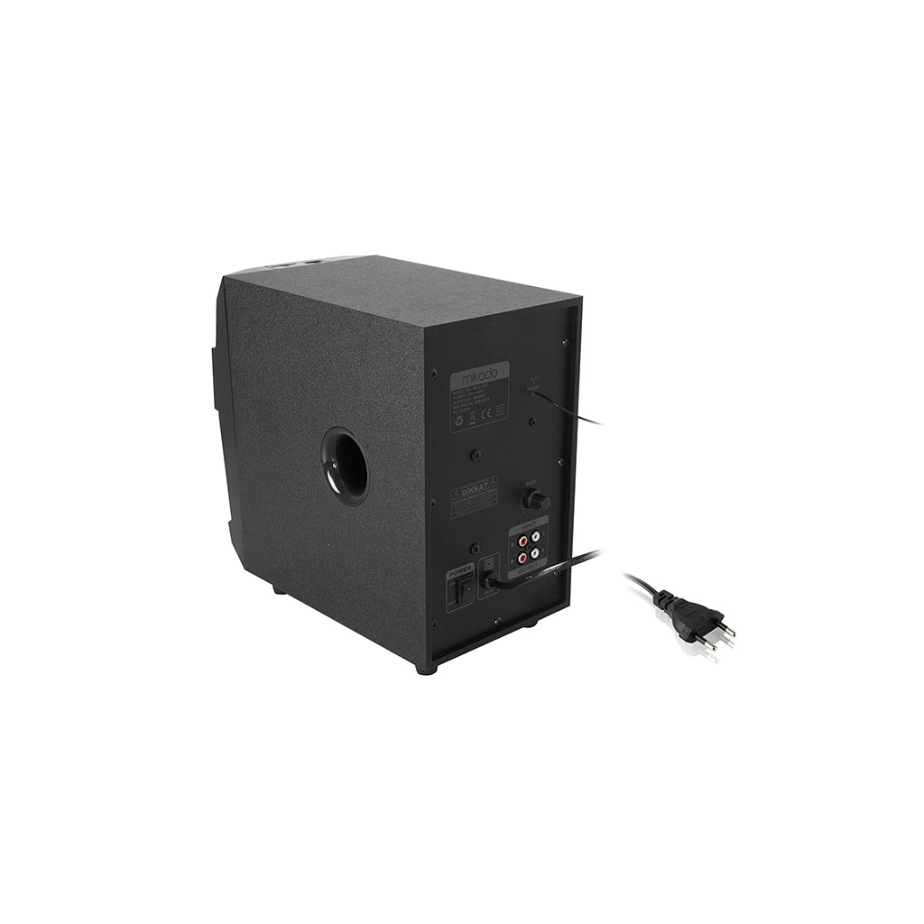 MIKADO MD-671BT 40W 2+1 Masaüstü FM/BT/SD/USB Siyah Kasa Speaker(1923) 3