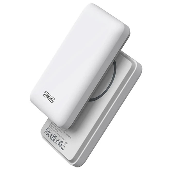 Duzzona W4 20W 5000mAh Magsafe Uyumlu Taşınabilir Kablosuz Hızlı Şarjlı Powerbank-(1903)