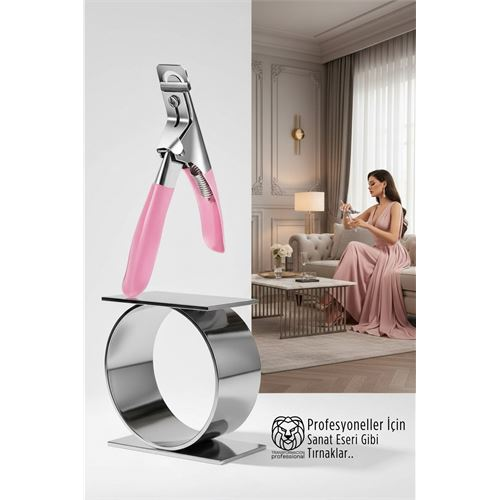 Profesyonel Akrilik Tırnak Makası: Pürüzsüz Kesim U Tip Protes Tırnak Kesici  