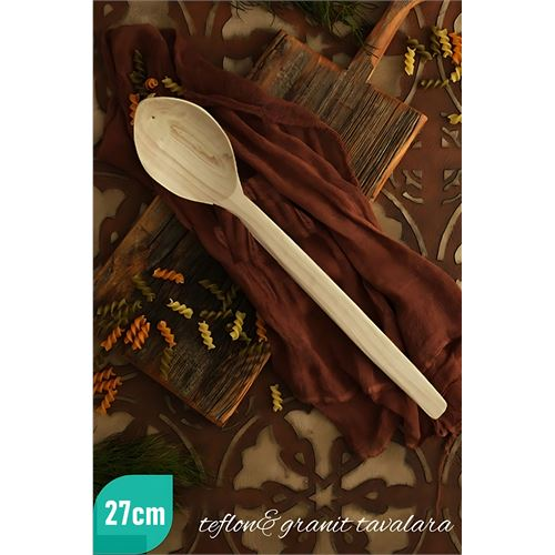  Ahşap Karıştırma Kaşığı Doğal Gürgen 