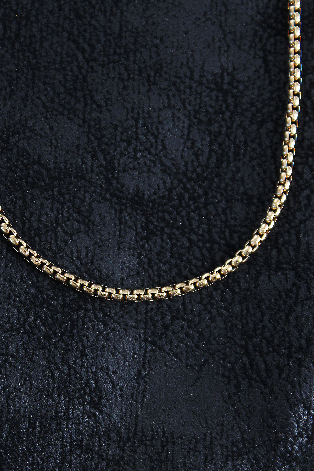 316L Çelik Örme Zincir Model Gold Renk Erkek Kolye 5886