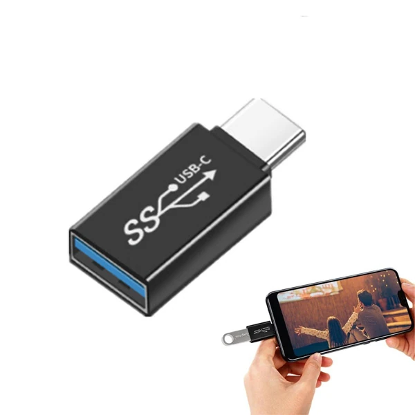 ALLY Dişi USB to Type-C OTG Çevirici Dönüştürücü Adaptör-(1903)