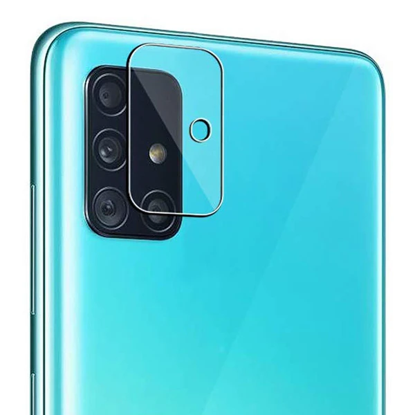 Ally Samsung Galaxy A71 Tempered Kamera Koruyucu Kırılmaz Cam-(1903)