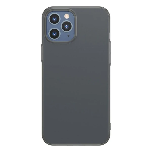 Baseus İPhone 12 Pro Max 6.7 Comfort İnce Şeffaf Kılıf Matte PP Kılıf-(1903)