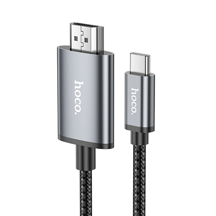 Hoco UA27 Type-c To HDMI HDTV Dönüştürücü Adaptör (4K 30Hz) Kablo-(1903)