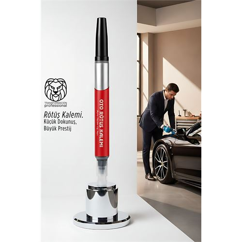 Profesyonel Siyah Araç Rötüş Kalemi - Kusursuz Çizik Giderme &amp; Parlak Yüzey Yenileyici (5 ml) 