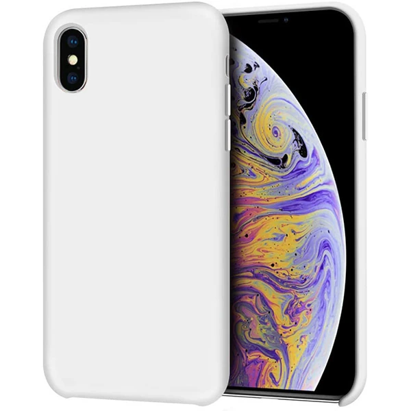 iPhone XS Max 6.5 Lansman Kılıf İçi Kadife Soft Silikon Kılıf-(1903)