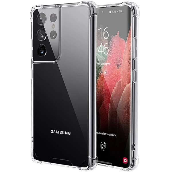 SM Galaxy S21 Ultra - S30 Ultra Shockproof Darbe Emici Silikon Kılıf-(1903)