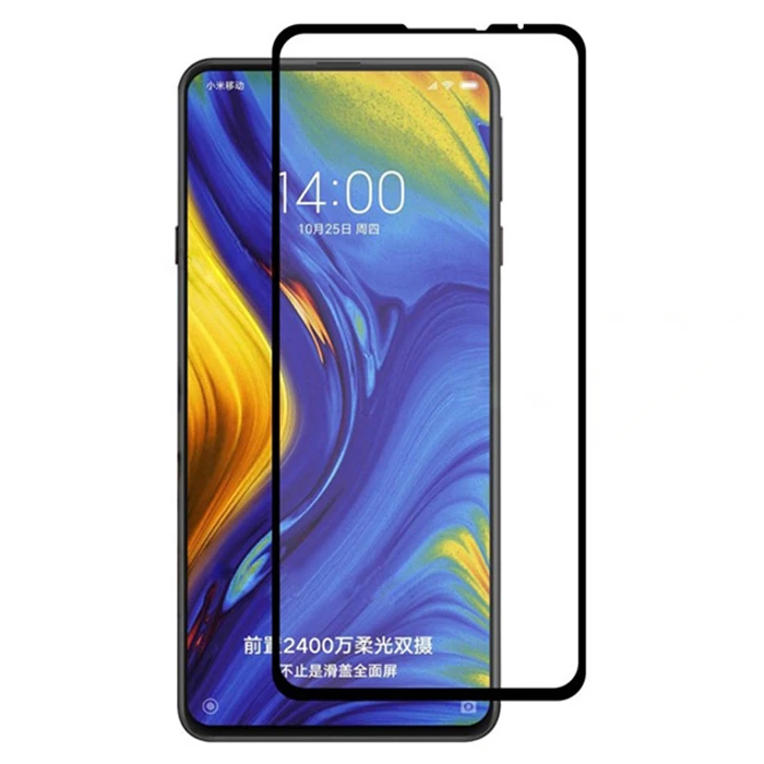 Xiaomi Mi Mix 3 Full Glue Full Kaplama Tempered Cam Ekran Koruyucu-(1903)