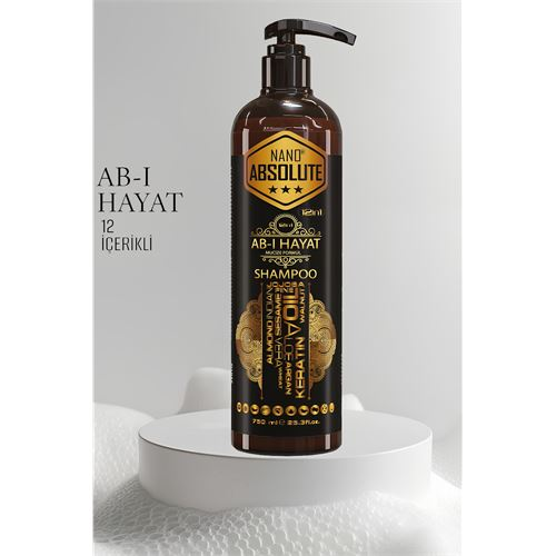 HSNET Ab-ı Hayat Nano Saç Şampuanı 12 İçerikli Absolute Professional 