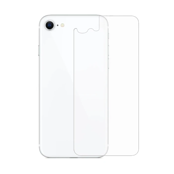 Ally iPhone SE3-SE2 İPhone 8-7 Tempered Şeffaf Arka Cam Koruyucu-(1903)