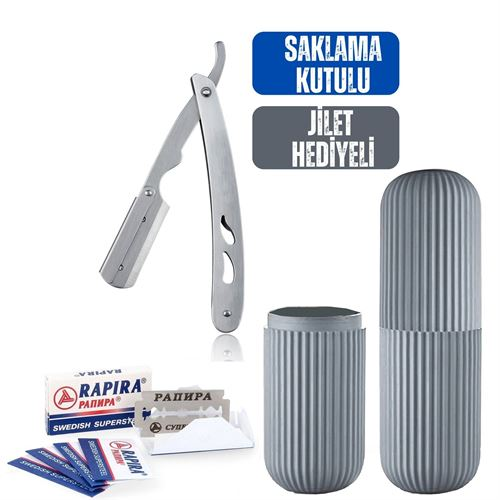 HSNET Absolute Çelik Ustura Jilet Kutulu Set 