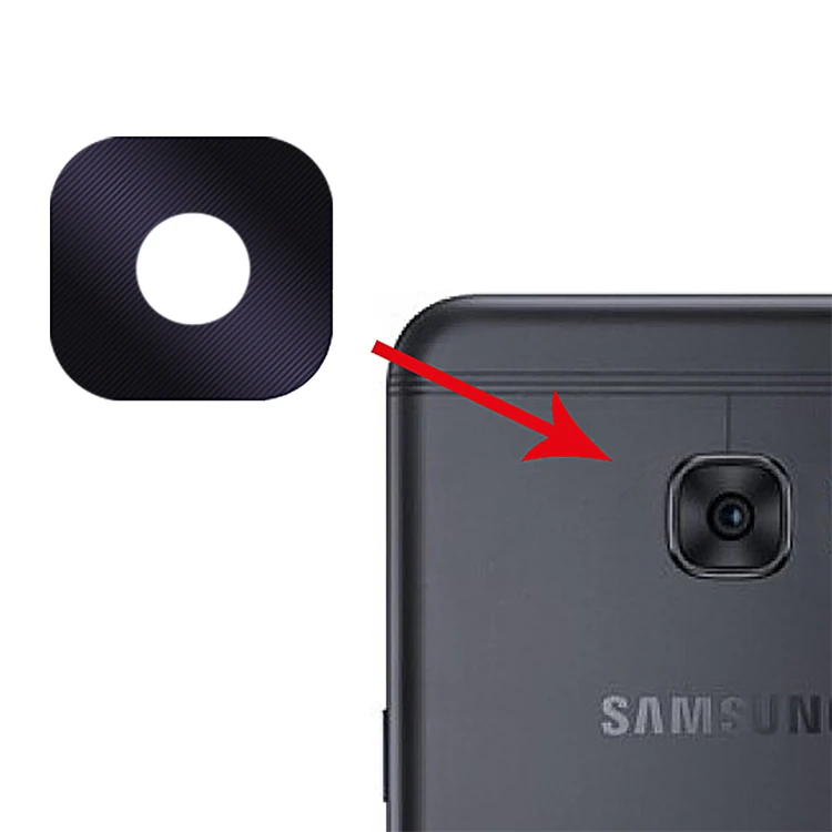 SM Galaxy C5 Pro C7 Pro İçin Kamera Lens Cam-(1903)