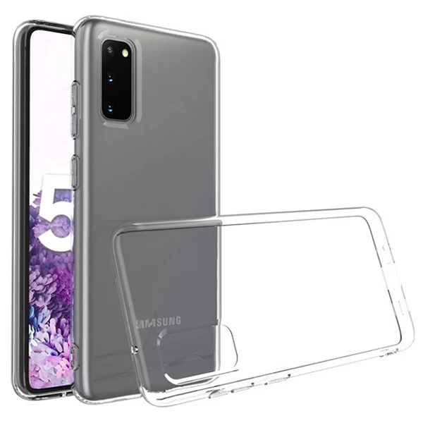 SM Galaxy S20/ S2 Lite 2.0mm Şeffaf Silikon kılıf Shockproof kılıf -> ŞEFFAF-(1903)