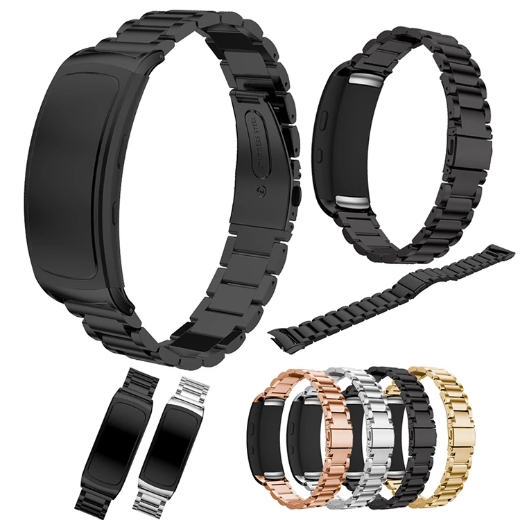 Ally Gear Fit 2 Sm-R360 Paslanmaz Çelik 3 Bakla Kayış Kordon-(1903)