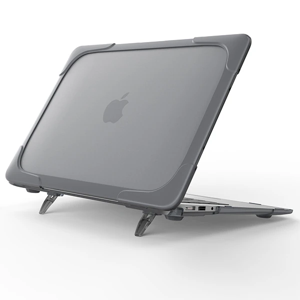 Macbook Air 11,A1370,A1465 Şeffaf Standlı Koruyucu Kılıf-(1903)
