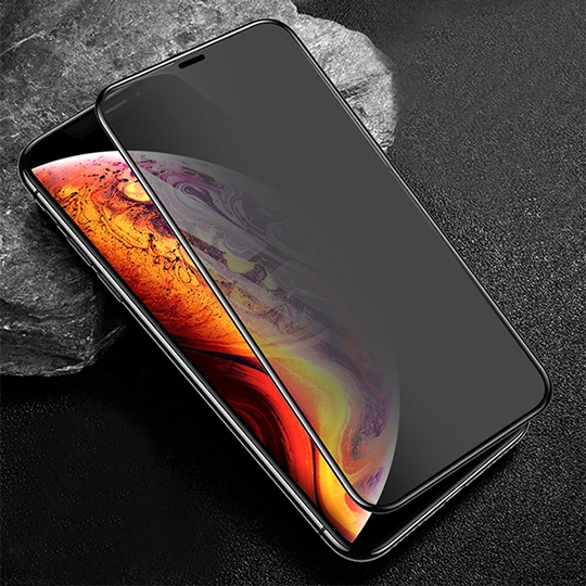 İPhone 11 Pro Max 3D Full Privacy Gizlilik Cam Ekran Koruyucu-(1903)