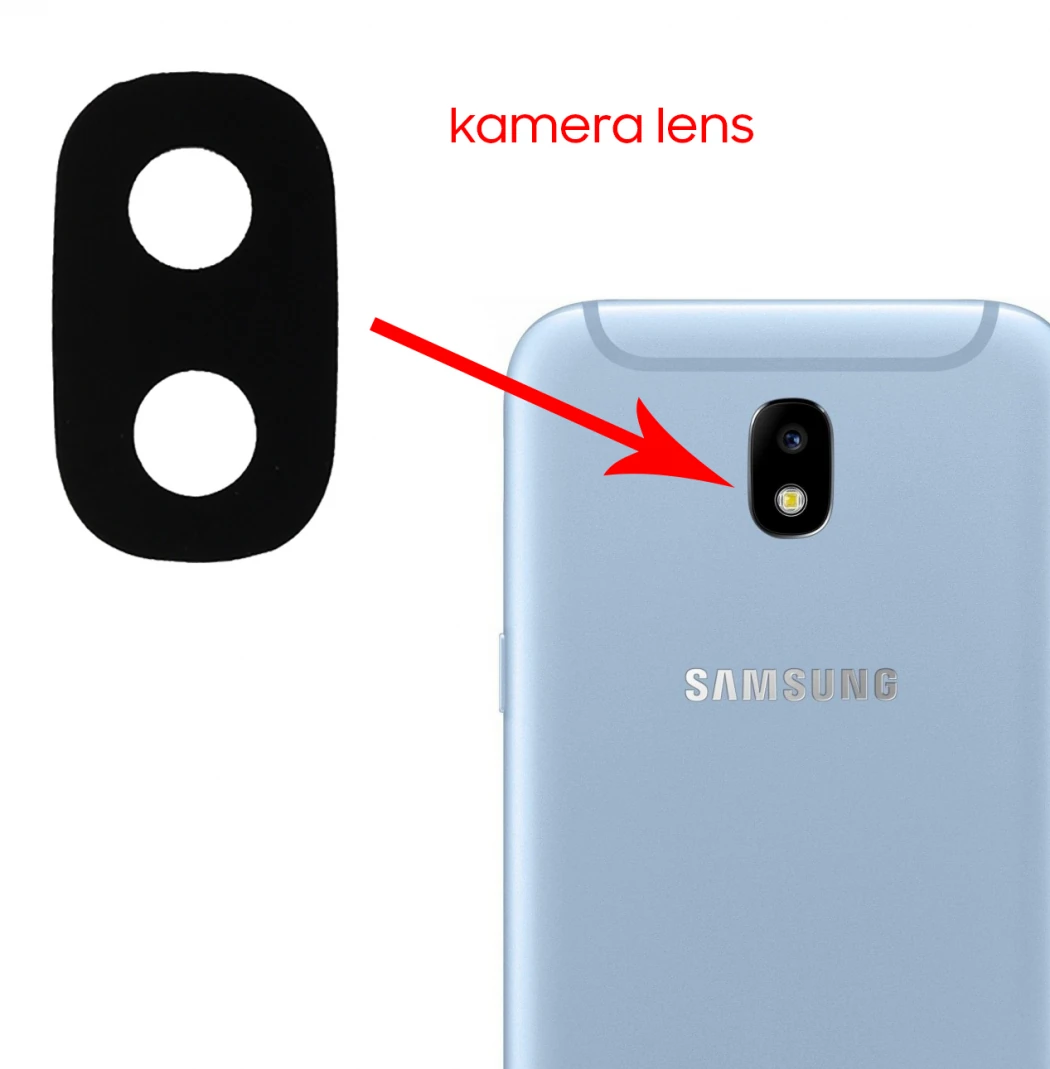 Galaxy J330 J3 2017, J530 J5 2017 ,J730 J7 2017 İçin Kamera Lens Kapak-(1903)