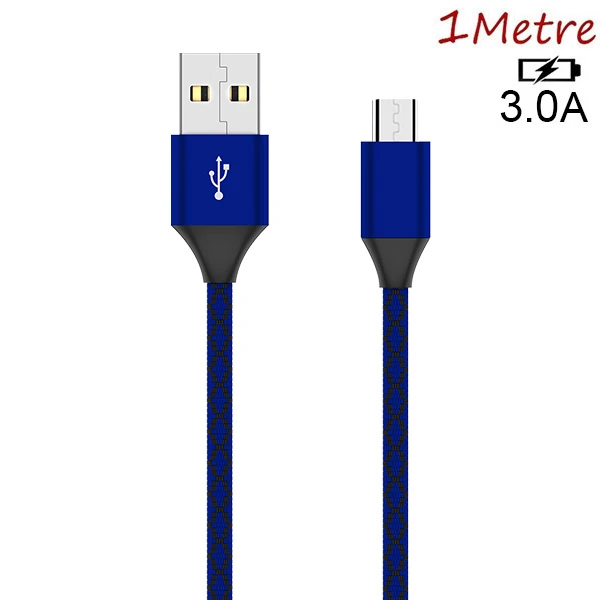 Ally Android Micro Usb 3.0A Hızlı Halat Usb Şarj Kablosu 1MM-(1903)
