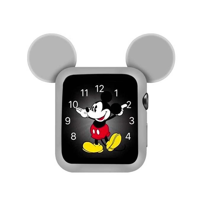 Ally Apple Watch 6-5-4-3-2 için 42mm Mickey Mouse Silikon Kılıf-(1903)