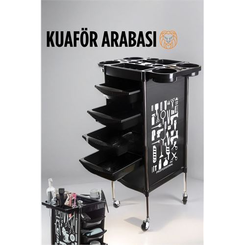 HSNET Raflı Kuaför Arabası Absolute Professional 