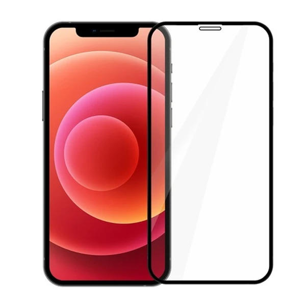 BEST iPhone 12 Pro Max 6.7 9H 3D Tempered Full Cam Ekran Koruyucu-(1903)