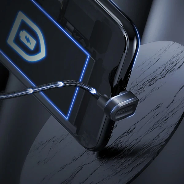 KUULAA U-shape Mobile Game İPhone Oyuncu Şarj Kablosu 2 Metre-(5775)