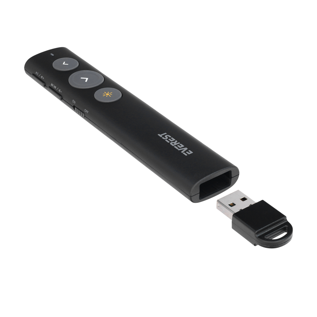 Everest TBA-11 Kablosuz 2.4Ghz Type-C Soket Şarj edilebilir Profesyonel Sunum Cihazı(1923) 3