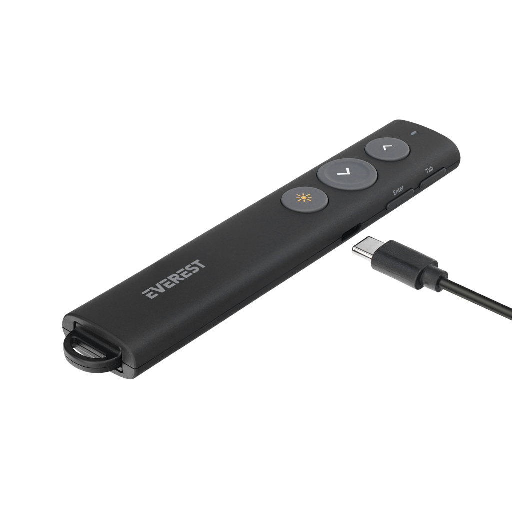 Everest TBA-11 Kablosuz 2.4Ghz Type-C Soket Şarj edilebilir Profesyonel Sunum Cihazı(1923) 4