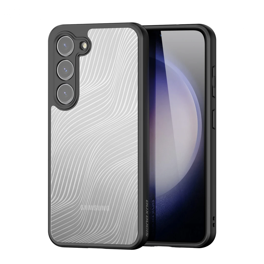 Dux Ducis SM Galaxy S23 Plus Aimo Series Premium Buzlu Sert PC-TPU Kılıf-(1903)