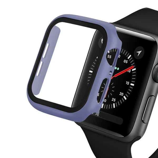 Ally Apple Watch 5-4 40mm 360 Derece Koruma Kılıf+Kırılmaz Cam-(1903)