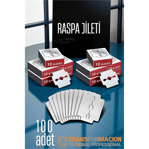HSNET Raspa Topuk Jileti 100 lu PAKET  Ayak Taban Nasır Yedek Jileti 