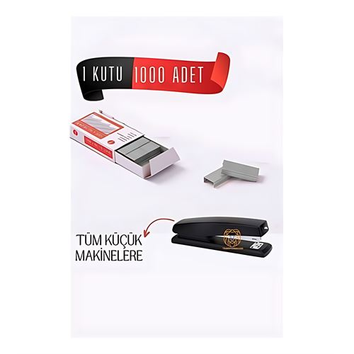 HSNET 1 Kutu 1.000 Adet Küçük Zımba Teli 