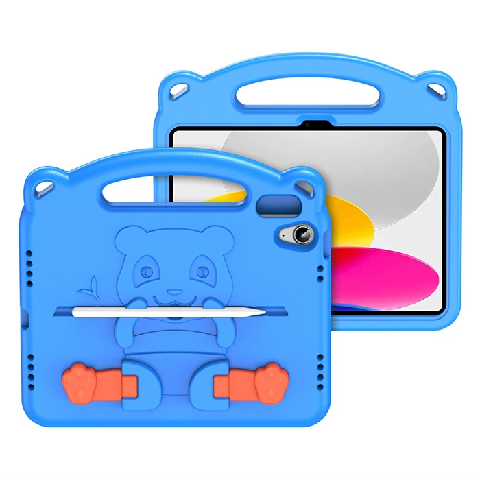 Dux Ducis iPad 10.2 2022 Kılıf Panda Serisi Çocuk Shockproof Standlı Kılıf-(1903)