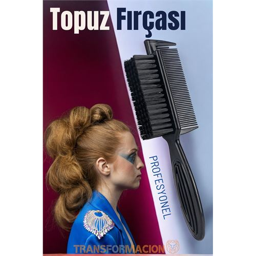 HSNET Saç Topuz Fırçası 2 Yönlü Professional 