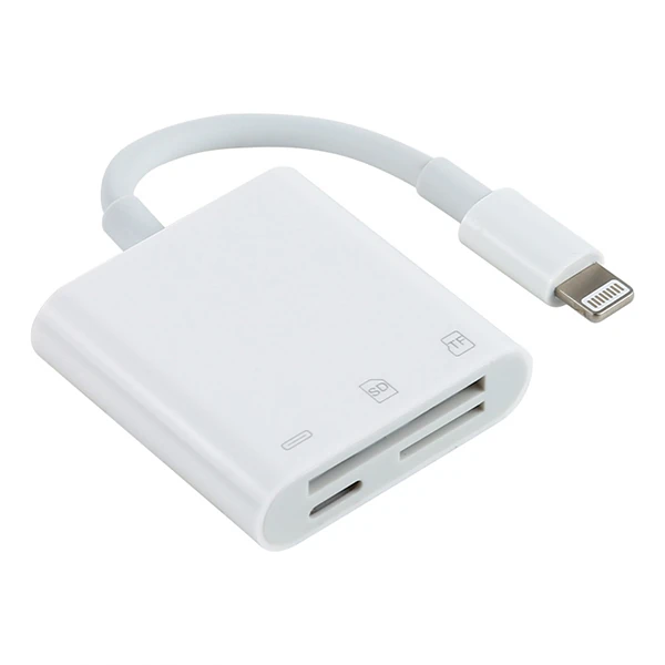 ALLY NK-101Y Pro 3 İn 1 İPhone Lightning to SD-TF Çevirici Adaptör-(1903)