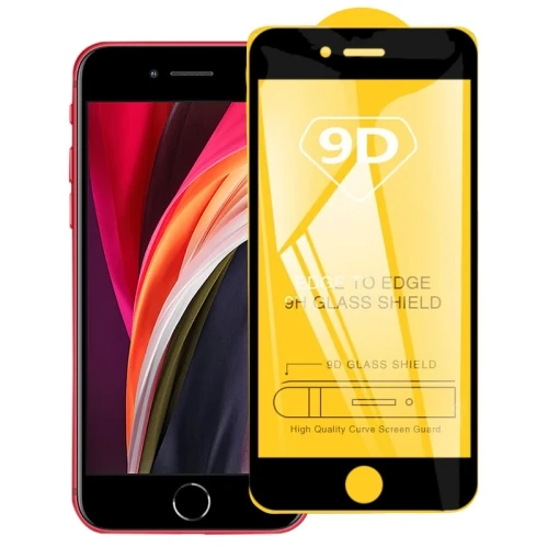 iPhone SE3-SE2 İPhone 8-7 9D Full Glue Tempered Cam Ekran Koruyucu-(1903)