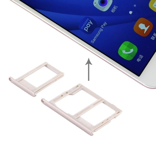 Ally Samsung Galaxy A3,A5,A7 2016 İçin Çift Sim Hafıza Sim Kart Kapağı-(1903)