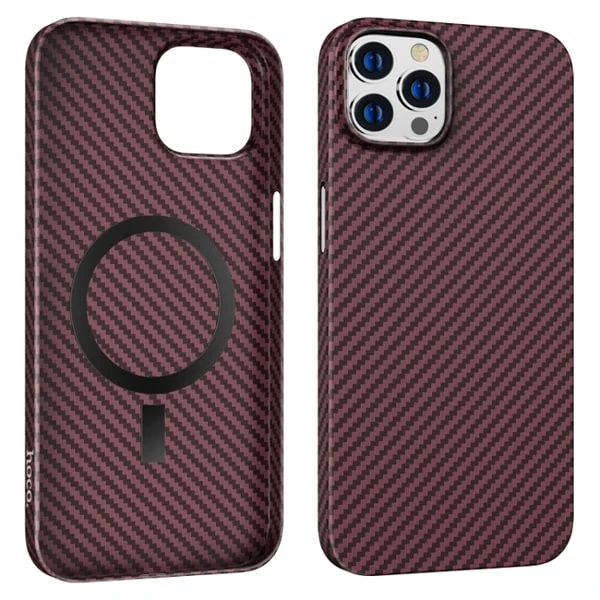 Hoco iPhone 14 Pro Max 6.7 Kılıf Manyetik Magsafeli Darbe Emici Telefon Kılıfı-(1903)
