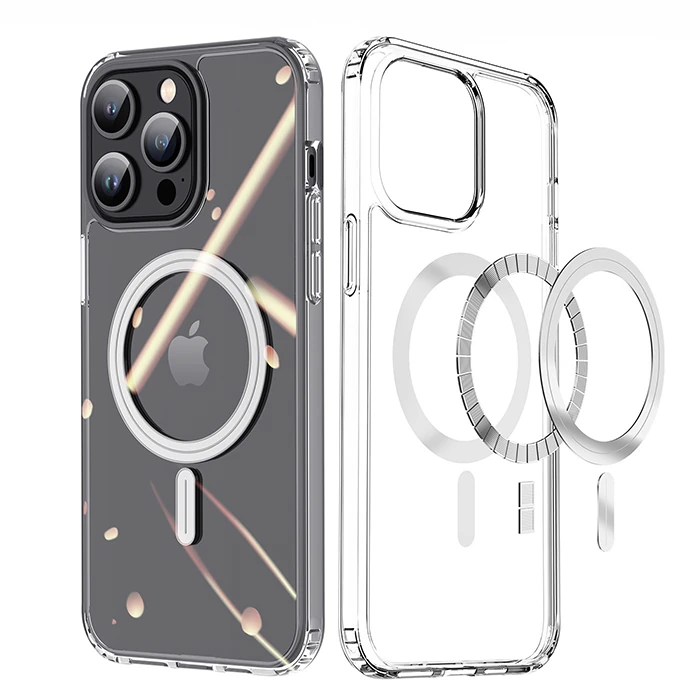 Dux Ducis Clin Mag Series iPhone 15 Pro Max Magsafe Uyumlu Manyetik Silikon Kılıf-(1903)