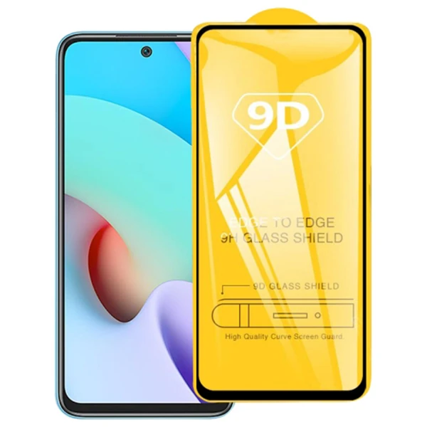 Ally Xiaomi Redmi 10 -Note 10 Full Glue-Tempered Cam Ekran Koruyucu-(1903)