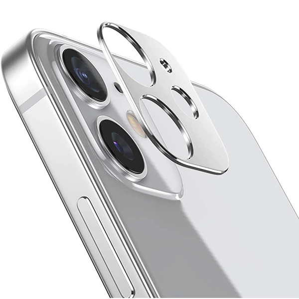 İPhone 12 3D Metal Kamera Koruyucu Metal Lens-(1903)