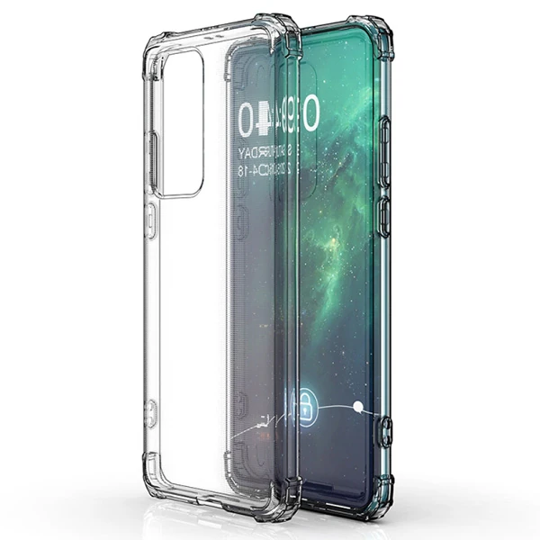 Huawei P40 Pro+Plus Anti-Drop Darbe Emici Silikon kılıf Shockproof kılıf-(1903)