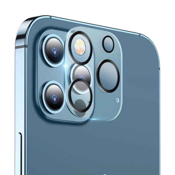 ALLY İPhone 12 Pro 6.1 3D Full Tempered Glass Cam Kamera Koruyucu-(1903)