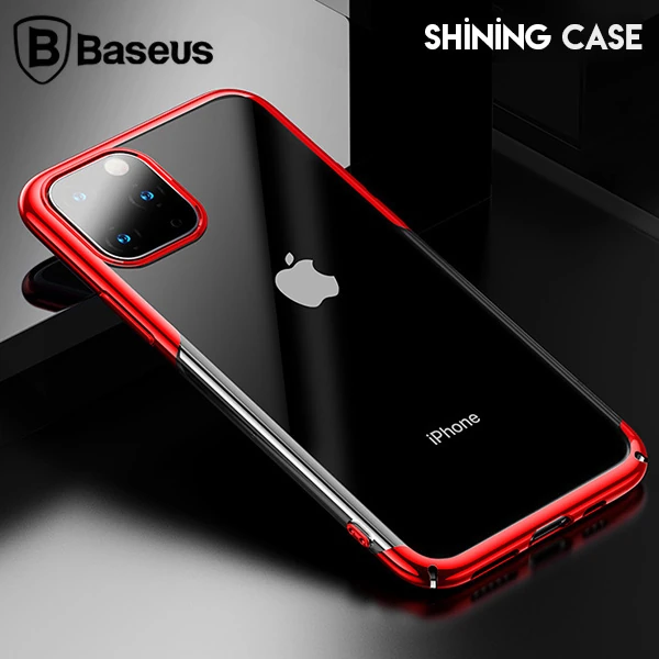 Baseus Shining Case İPhone 11 Pro Max 6.5 Ultra ince Silikon Kılıf-(1903)