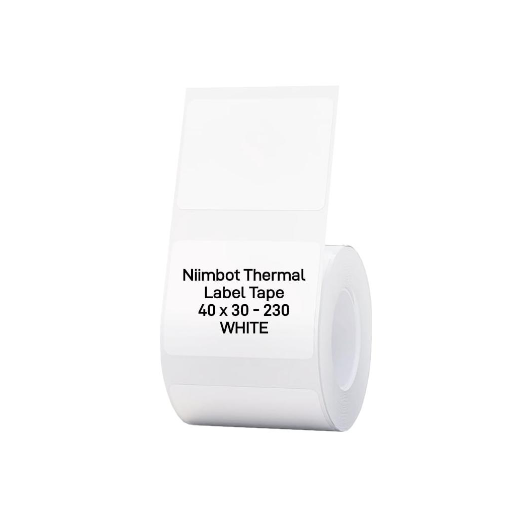 NIIMBOT T40 Etiket 40mm x 30mm 230 adet Beyaz  (B1B21SB3S)(1923)