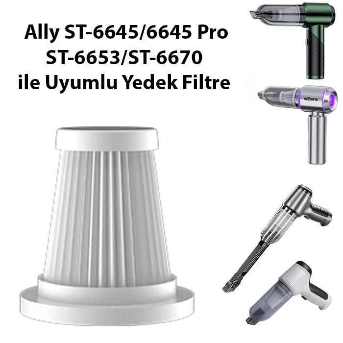 Ally ST-6645/6645 Pro/ST-6653/ST-6670 ile Uyumlu Yedek Filtre-(5775)