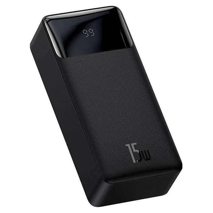 Baseus Bipow 15W Hızlı Şarj 30000 mAh LED Göstergeli Powerbank-(1903)